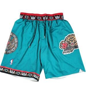 Vintage 1995-96 Vancouver Grizzlies Just Don NBA Basketball Shorts Mens XL USA